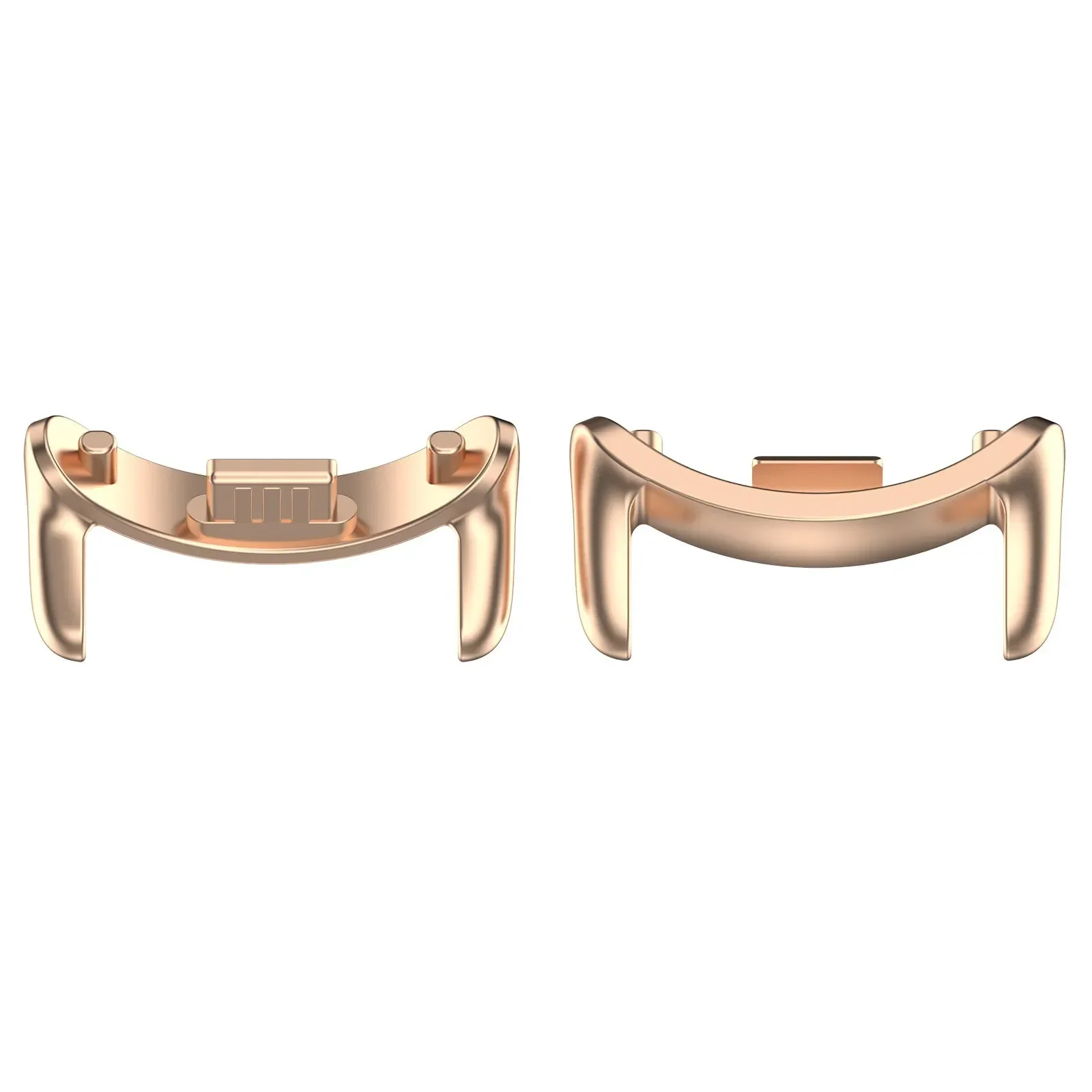 1 Pair Zinc Alloy Watchband Connector for Xiaomi Mi Band 9 8 NFC Replacement Metal Bracelet Adapter Smart Watch Accessories