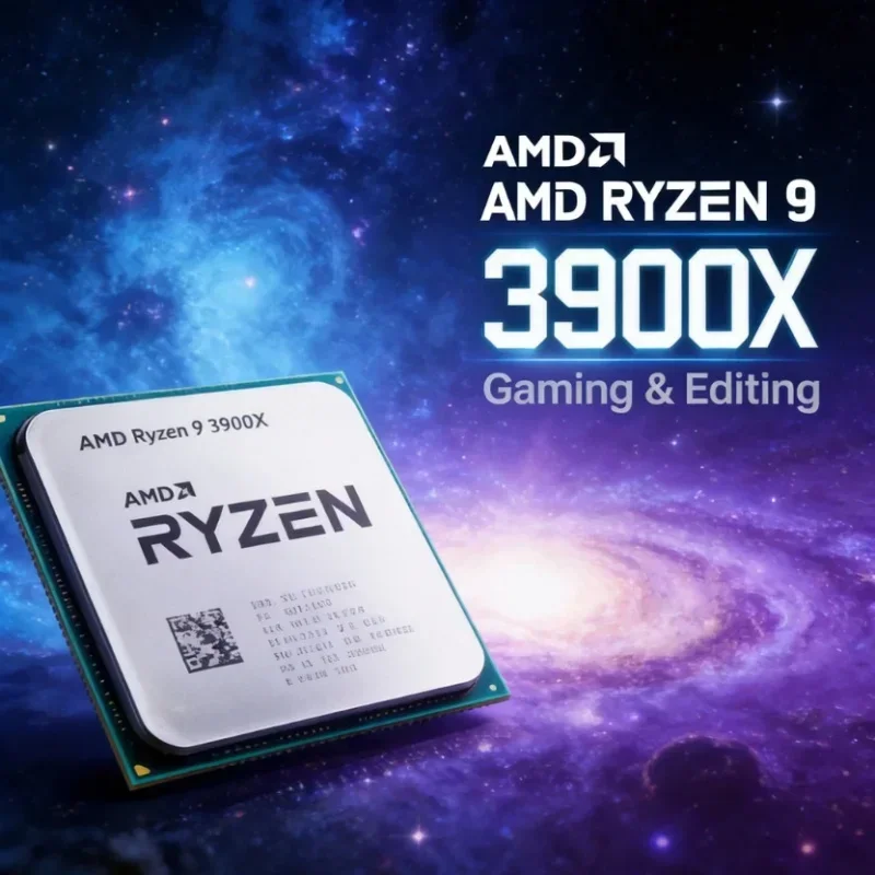 AMD Ryzen 9 3900X R9 3900X Flagship 12 Core 24 Thread PCIe 4.0 AM4 Workstation Level Desktop Gaming CPU No Box