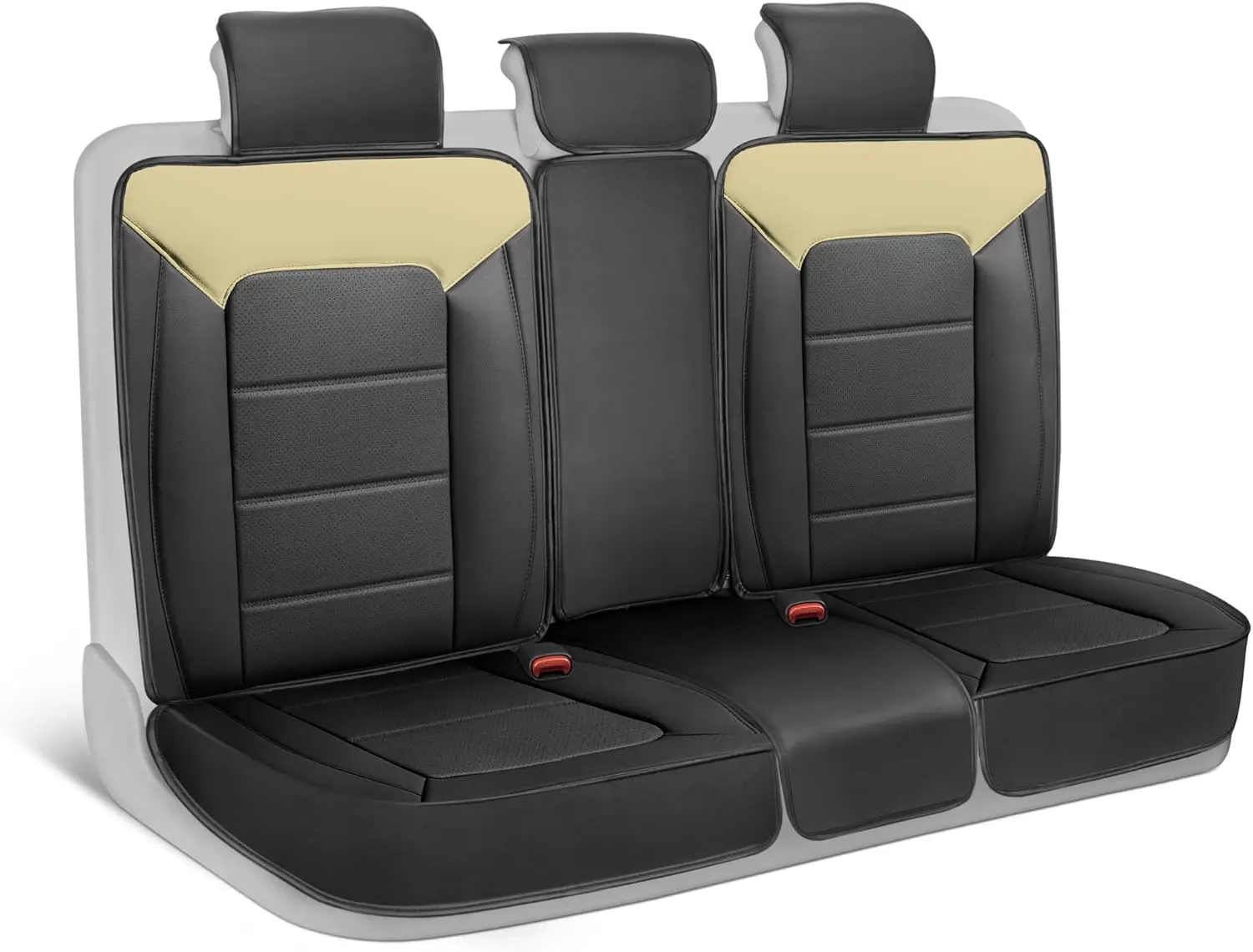 

Classic Edition Bench Seat Cover, Premium Faux Leather Covers for Cars Trucks Vans SUV,Rear Car Seat Covers Only