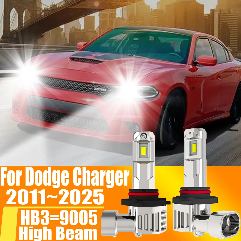 

2x HB3 9005 Led Headlight Canbu Car Bulb High Power 6000K Xenon White Light Moto Diode Lamp 12v 55w For Dodge Charger 2011~2025