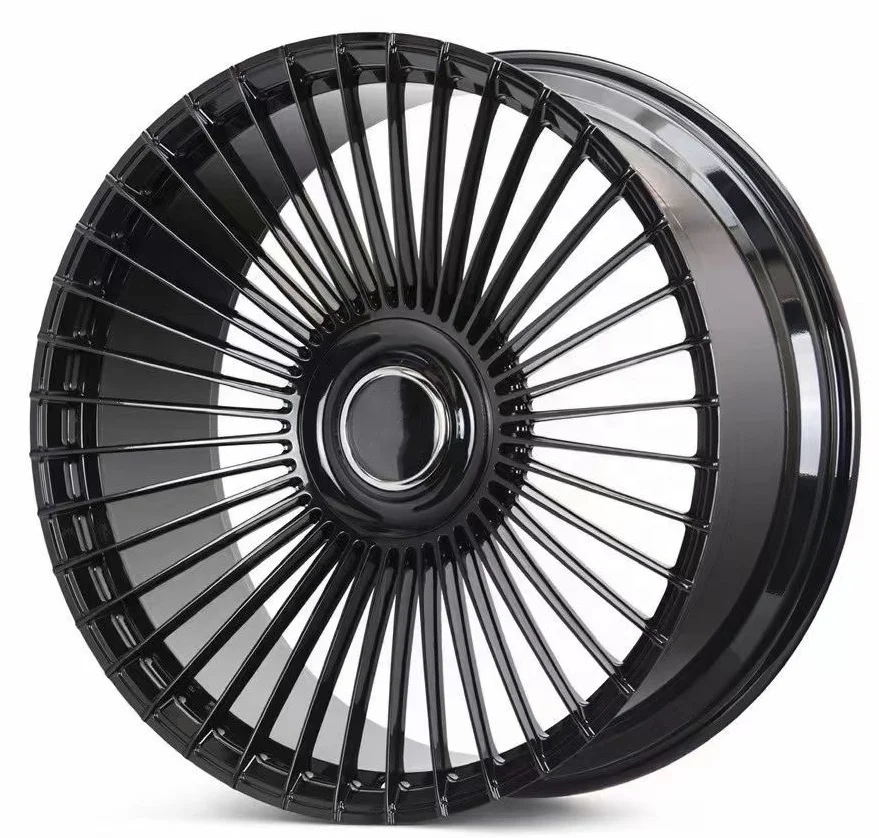 22 Inch Wheels 5x114.3 Custom Forged Alloy Passenger Car Wheels Hyper Black Replica Rims for Rolls Royce Rims