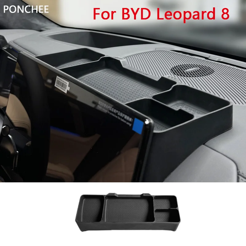 

Storage Box Behind Center Control Screen for BYD Leopard 8 2024 2025 Special Storage Bag Interior for Tissue Box Auto Supplies
