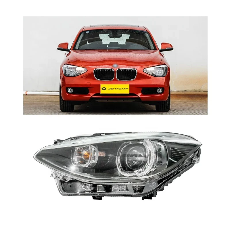 Ready to ship led headlights for bmws 1 Series 2012-2013 bmws Bi-xenon headlights  63117296913 63117296914 Headlight