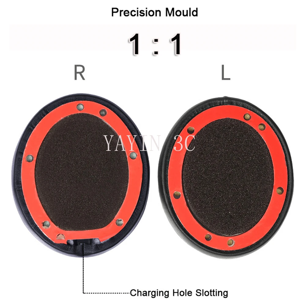 وسادات أذن بديلة إسفنجية للذاكرة فائقة النعومة مناسبة لأجزاء إصلاح سماعات الأذن اللاسلكية Beats Studio 2 3