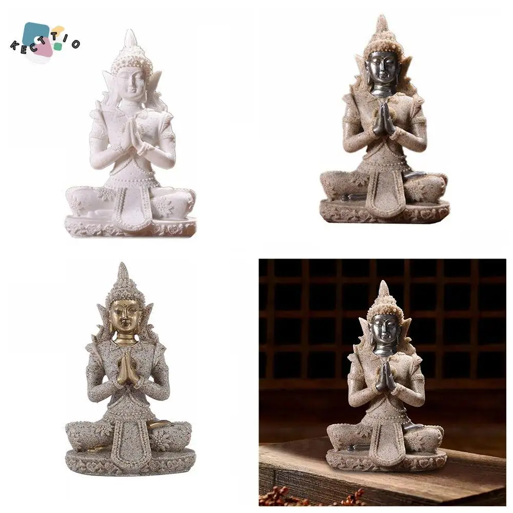 

Home Decor Southeast Asian Buddha Decoration Gift Bedroom Sitting Buddha Statue Living Room Indian Sandstone Buddha Buddha