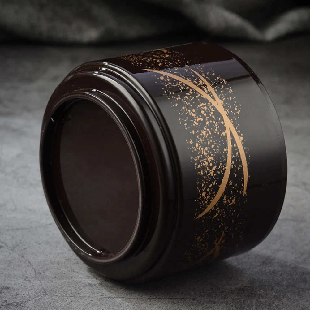 

Octagonal Soup Bowls Japanese Style Miso Tureen Covered Kitchen Supplies ABS Non Slip Heat Resistant Smooth Surface Safe