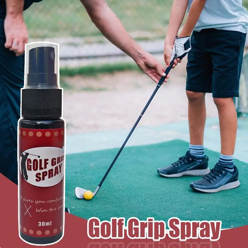 Golf Grip Spray Golf Grip Cleaner And Restorer 30ml Anti-Slip Traction Enhancer Liquid Portable For Baseball Basketball