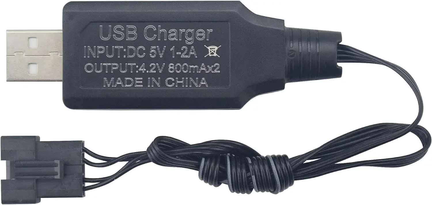Batería de litio para radiocontrol con cable USB - imagen 3