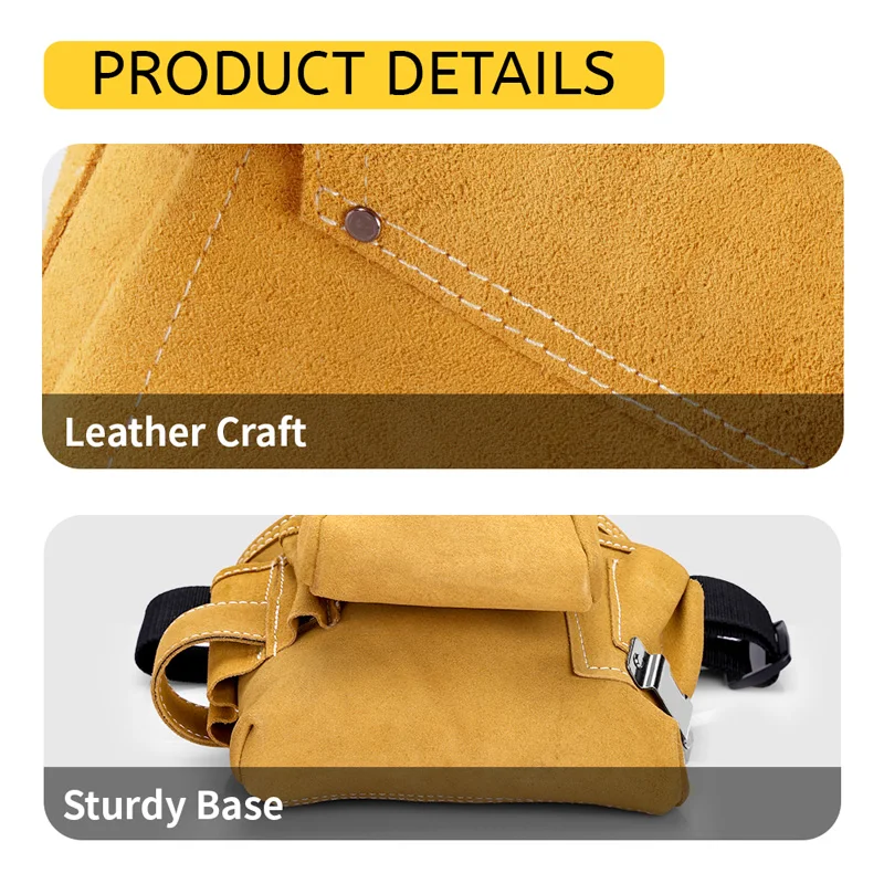 WINHUNT Electrician Tool Pouch, Designed for Professional Electricians and Maintenance Repair Technicians, Tool Belt