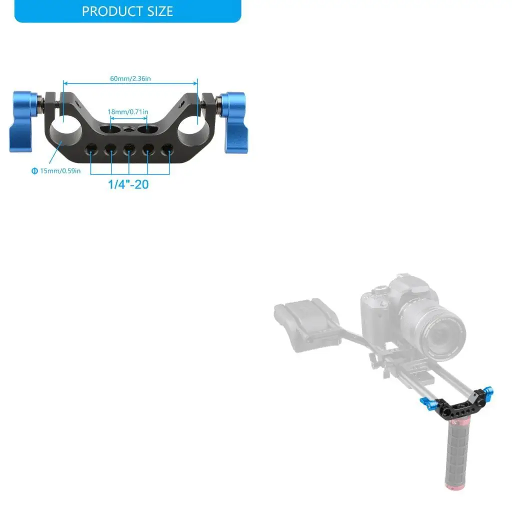

652F Алюминиевый сплав сплав с двумя портами зажимы подставка