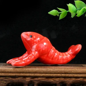 Sevimli glitter kerevit veya ıstakoz karides deniz ürünleri, biyoloji, seramik, porselen, el sanatları, süs eşyaları, çatal bıçak takımı, çubuk dinlenme, çay dekoru, evcil hayvan Penguenin ilk 10 satışı, tabiri caizse 9 numara