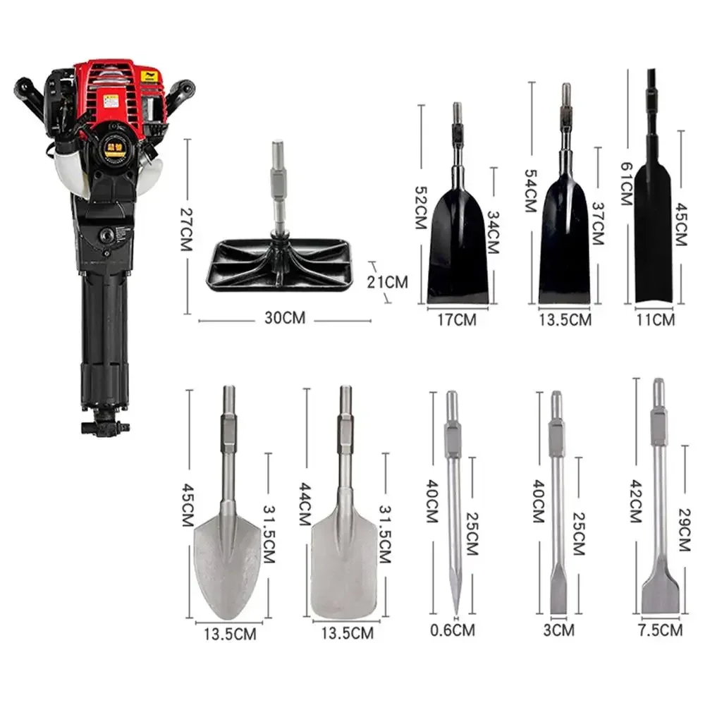 stroke tree digger,mini excavator,gasoline pick,trenching digging,broken stones,fertilizing fruit trees,root cutting machine