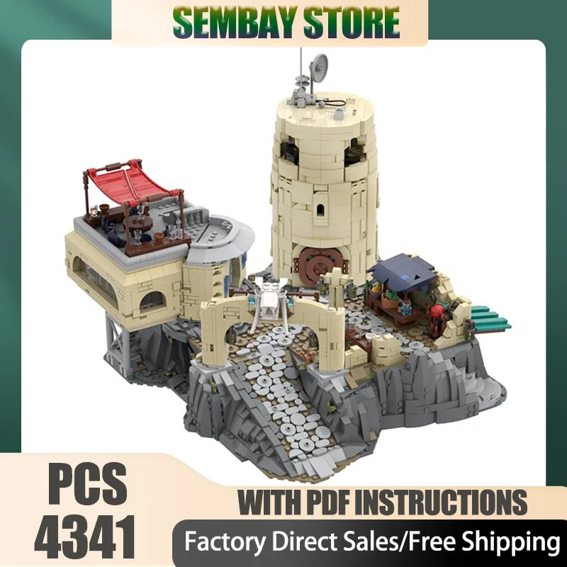 Star Movie Model Moc Bouwstenen Modulaire Buitenrand Buitenpost Set Model Technologie Blokken Kerst DIY Speelgoed Bouwgeschenken