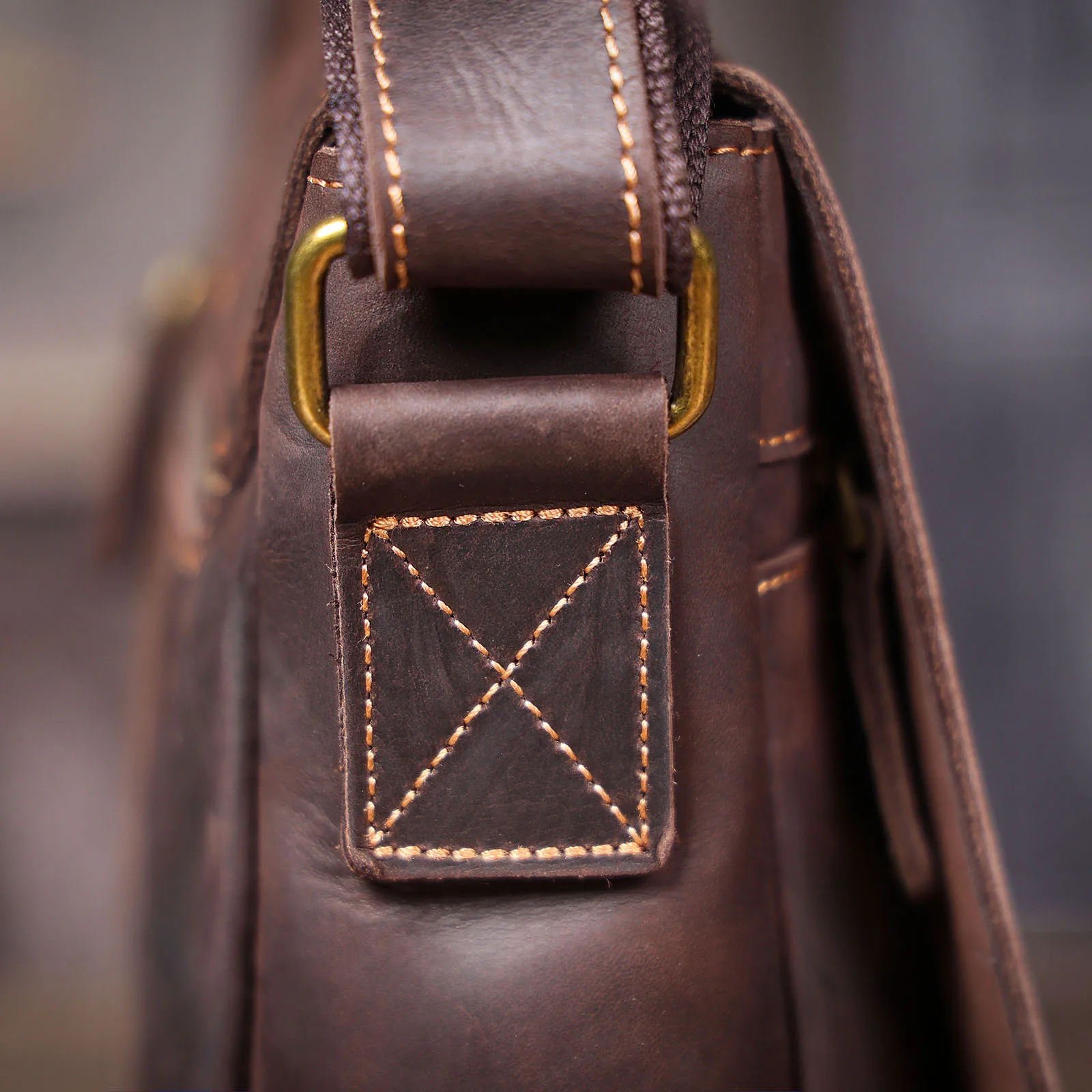 Vintage Herren-Aktentasche aus echtem Leder, 15-Zoll-Laptoptasche, Messenger-Taschen für Arbeit und Business, Crazy Horse Rindsleder-Handtasche für Männer, La – Detail 28