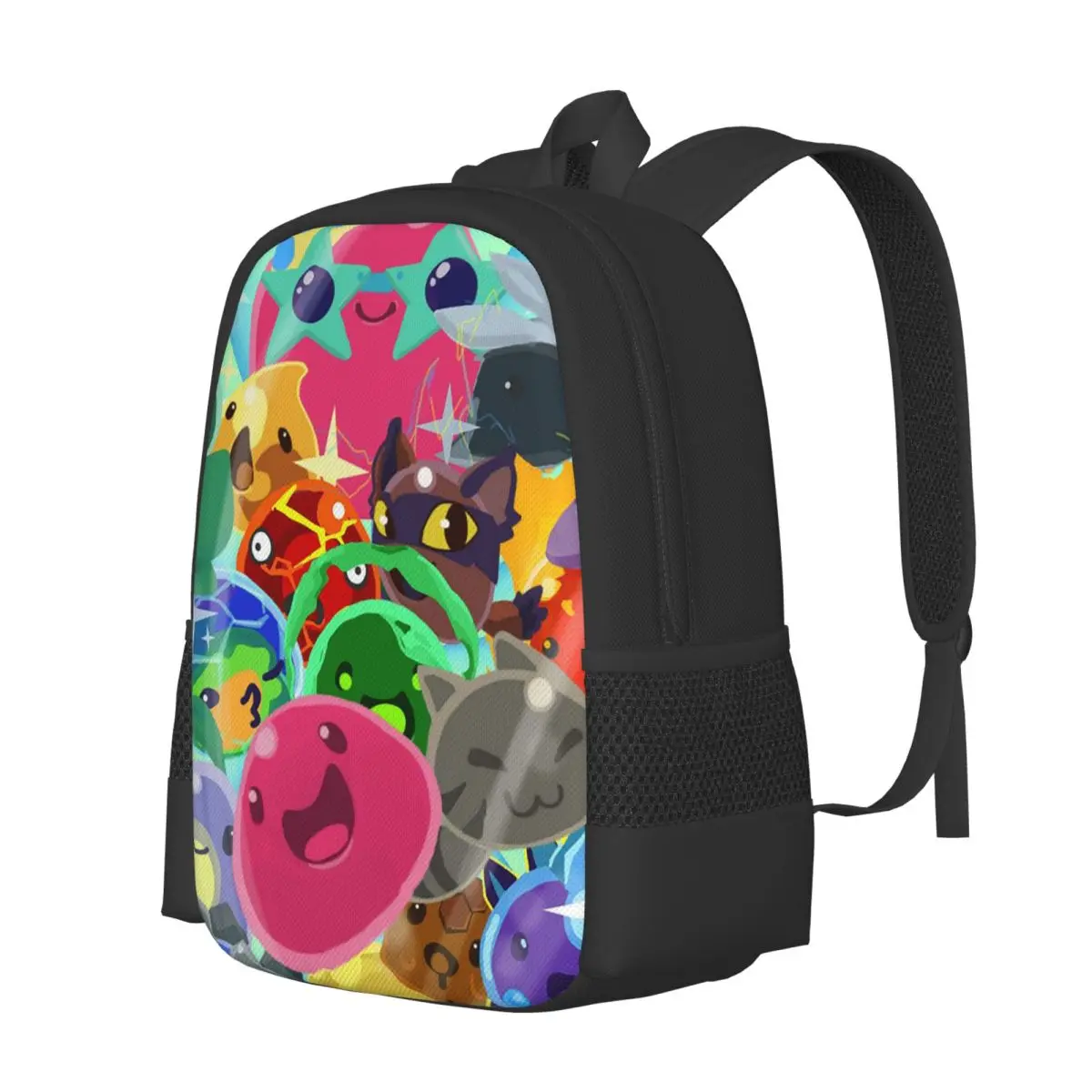 Slime Rancher Cartoon Game Anime Cute Backpack Daypack Large Capacity Kids BookBag School Bag Shoulder Bags for Men Women