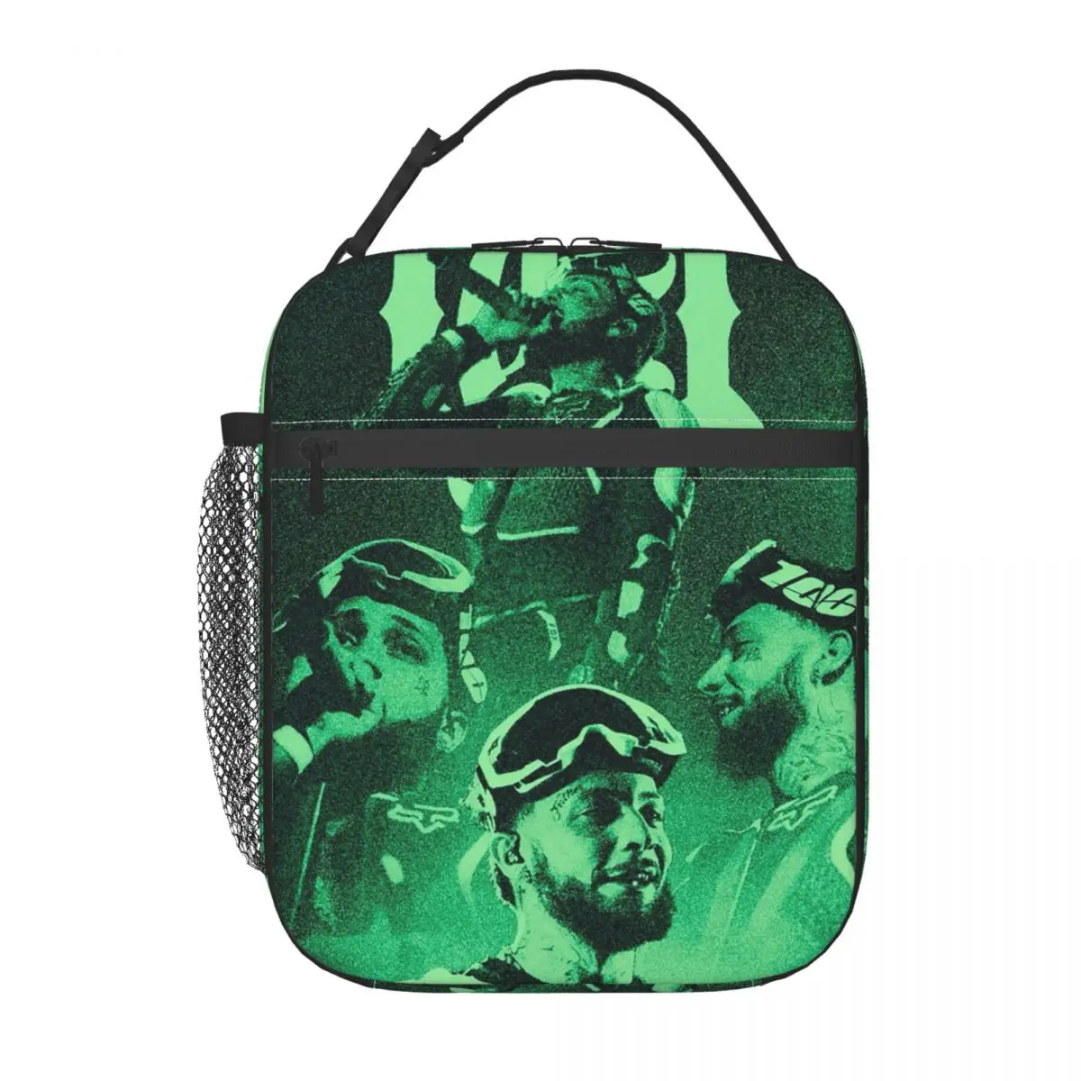 Rapper Jc Reyes Album Tour Graphic Insulated Lunch Bag for Women Kids Portable Food Boxes Thermal Lunch Box Tote