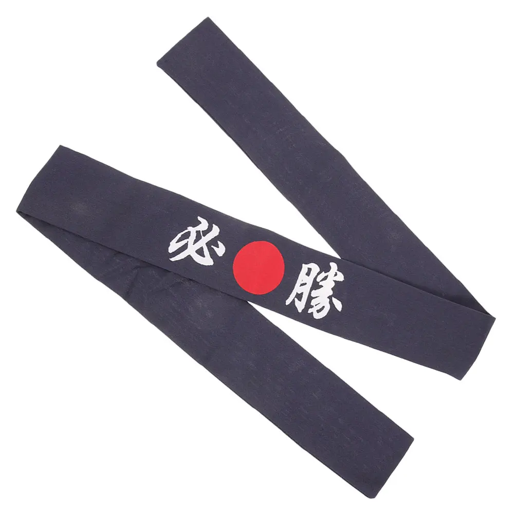 

Japanese Winning Headband Breathable Cotton Chef Accessory Portable Karate Supply Reusable Headbands Women Sushi Costume Strap