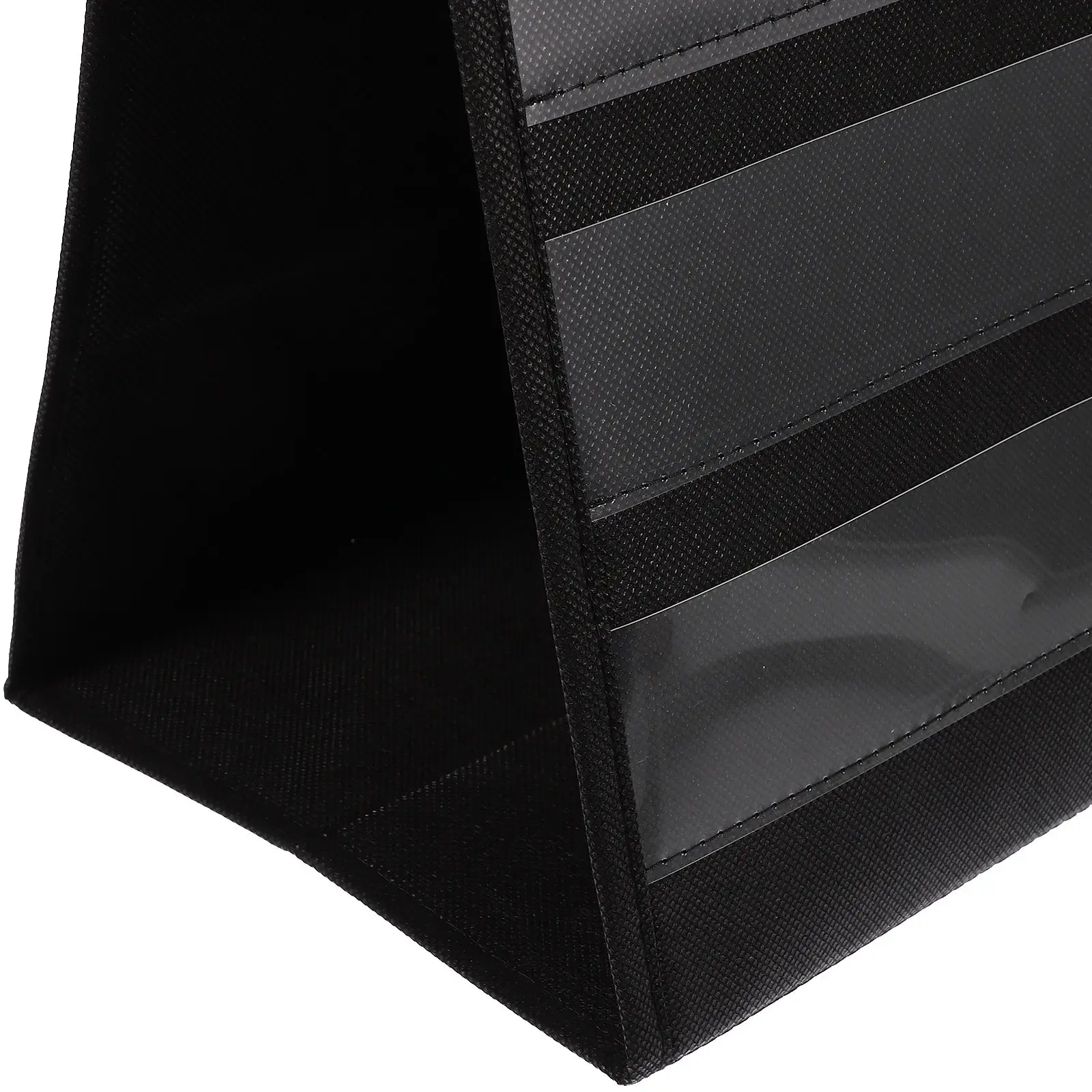 1Set Card Display Holder Tabletop Tent Pocket Chart Large Double Sided Stable Triangular Design Teacher Desk Must Have
