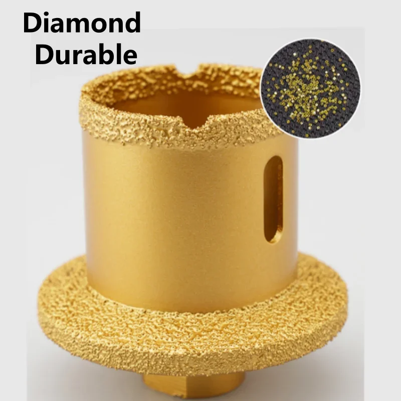 1PC Drill Bit Hole Opener Grinder Brazed Diamond Hole Drill Saw Core Bits For Marble Tiles Washbasin Hole Opener Diamond Drill