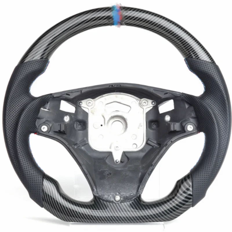 Hydro-Dip Carbon Fiber Look Steering Wheel For BMW 1 3 Series E82 E90 E91 E92 E93 M3