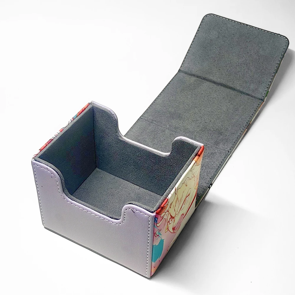 yugioh deck box amazon Amazon.com: UAONO Card Deck Box for Yugioh MTG Cards, 100+ Deck Case with 2  Dividers Fits TCG CCG, PU Leather Card Storage Box Compatible with  Collectible Trading Cards (Black&Red, Extinction Dragon) : main image 1