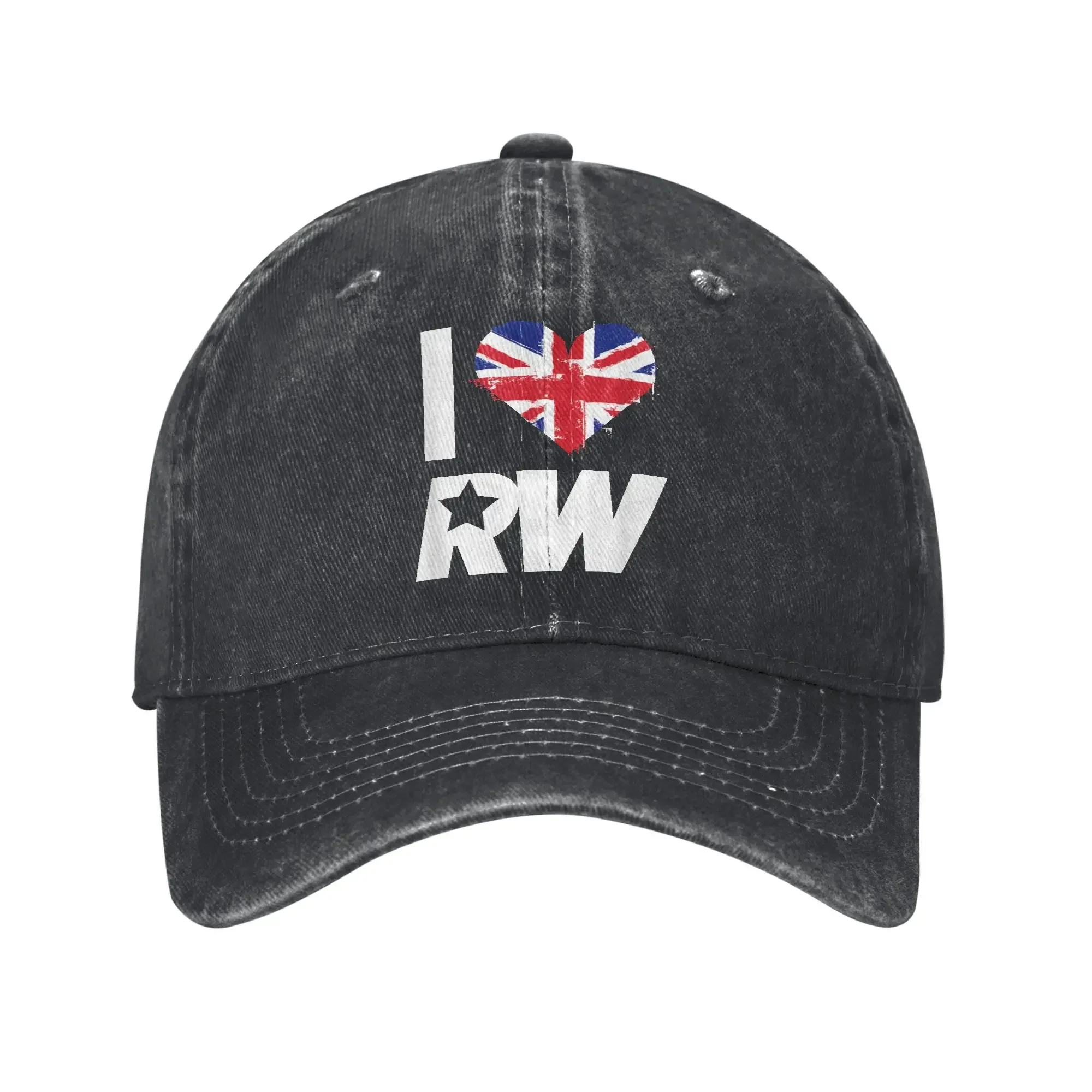 2026 I Love Robbie Williams RW Unisex Baseball Cap 2025 Tour Live Distressed Denim Hat Fashion Outdoor Summer Adjustable Snapbac