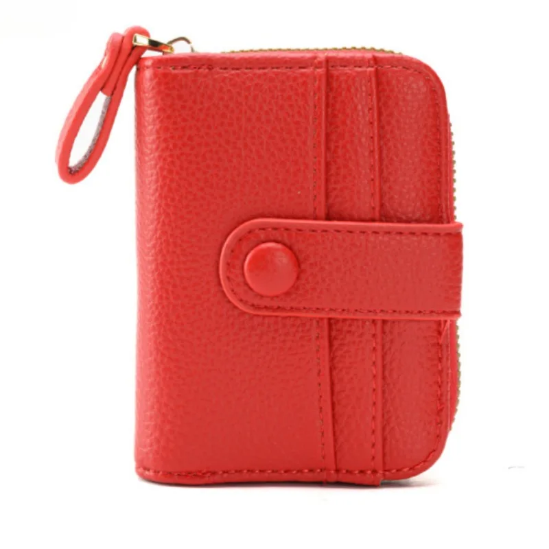 

Business Card Holder Wallet Women/men Gray Bank/ID/Credit Card Holder Card Wallet PU Leather Protects Case Coin Purse