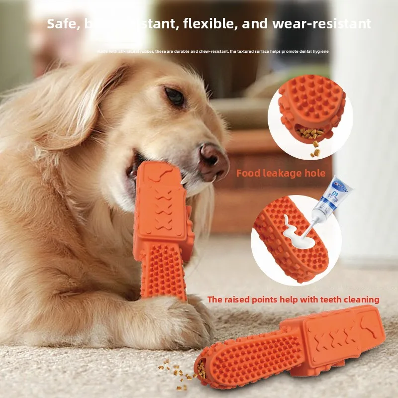 

Eco-Friendly Biobased Dog Chew Toy, Saw Shaped Durable Rubber, Food Hiding & Leaking Puzzle, Teething Molars, Pet Snuffle Enrich