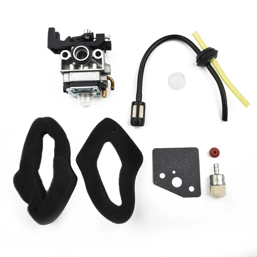 Carburettor For Honda GX25 GX35 HHB25 ULT425 UMS425 UMK425 String Trimmer Carburetor Air Filter Fuel Line Fuel Tank Grommet Kit