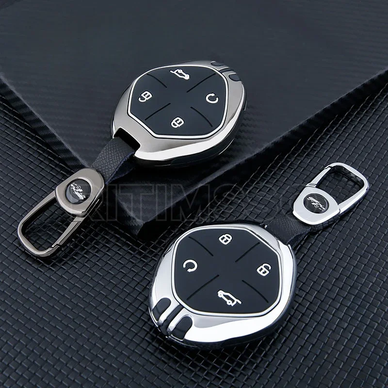 

Новый тип цинкового сплава 360° ° Полный чехол для автомобильного ключа для Jetour DASHING X-1 Plus 2022 2023, защитный чехол для дистанционного ключа автомобиля