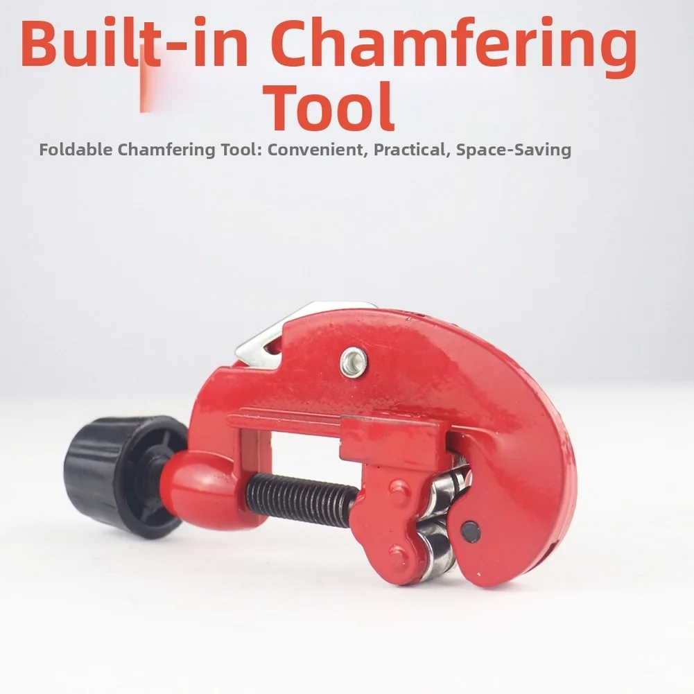

Car Pipe Cutter 13.5*6cm Pipe Cutting Tool Aluminum Alloy With Built-in Deburring Tool Steel Tubing Cutter Lightweight Steel