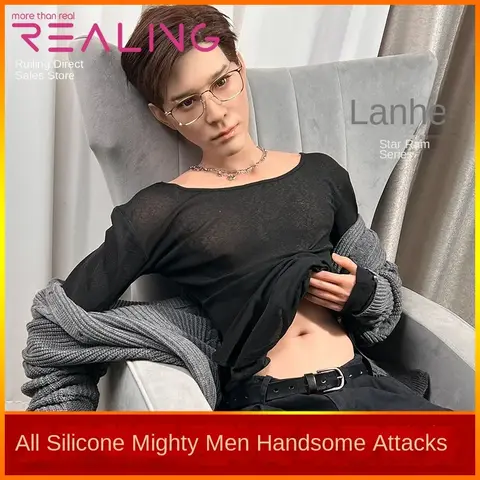 Full body silicone doll for female, solid, strong male, realistic version, adult, gay, and homosexual sexual products