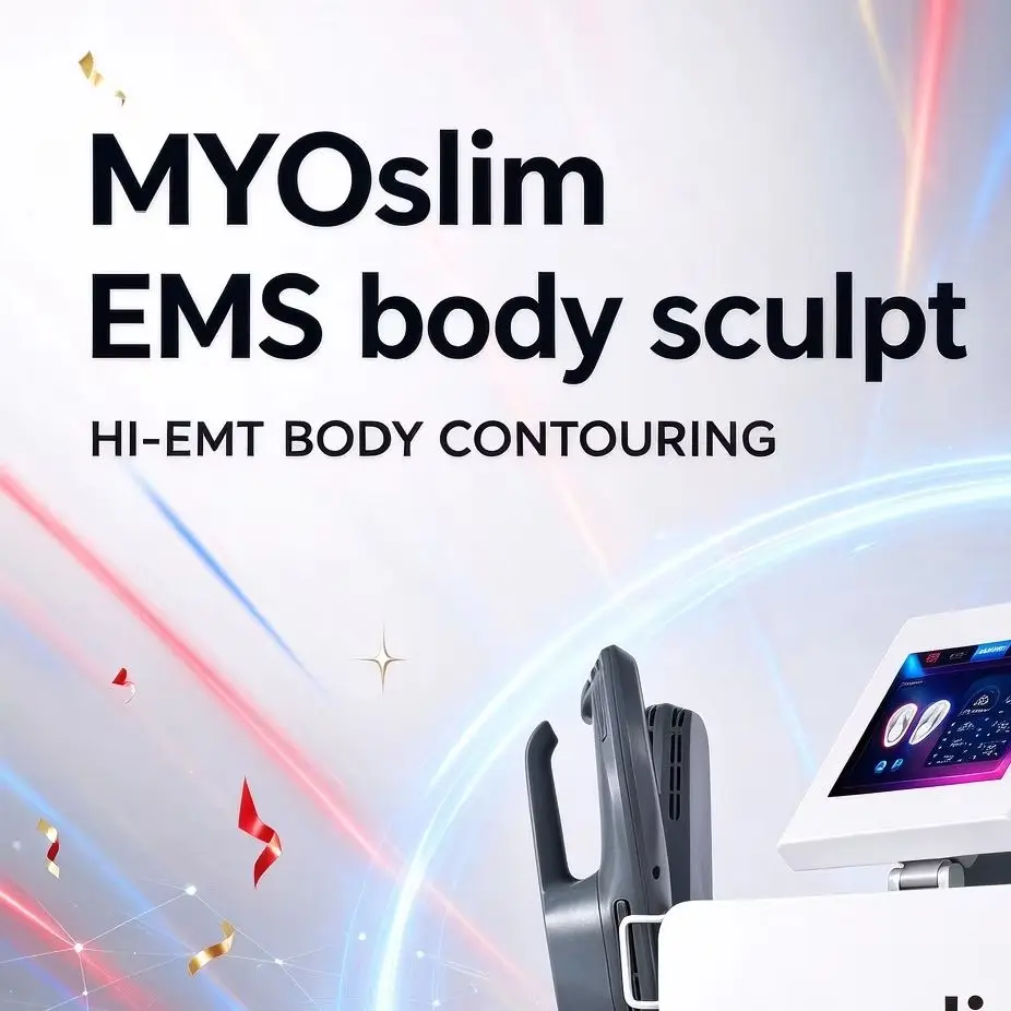 Muscle Stimulation Equipment HI-EMT MYOslim Body Sculpt Machine 7500W RF Sculpting Weight Loss Burning Fat Slimming