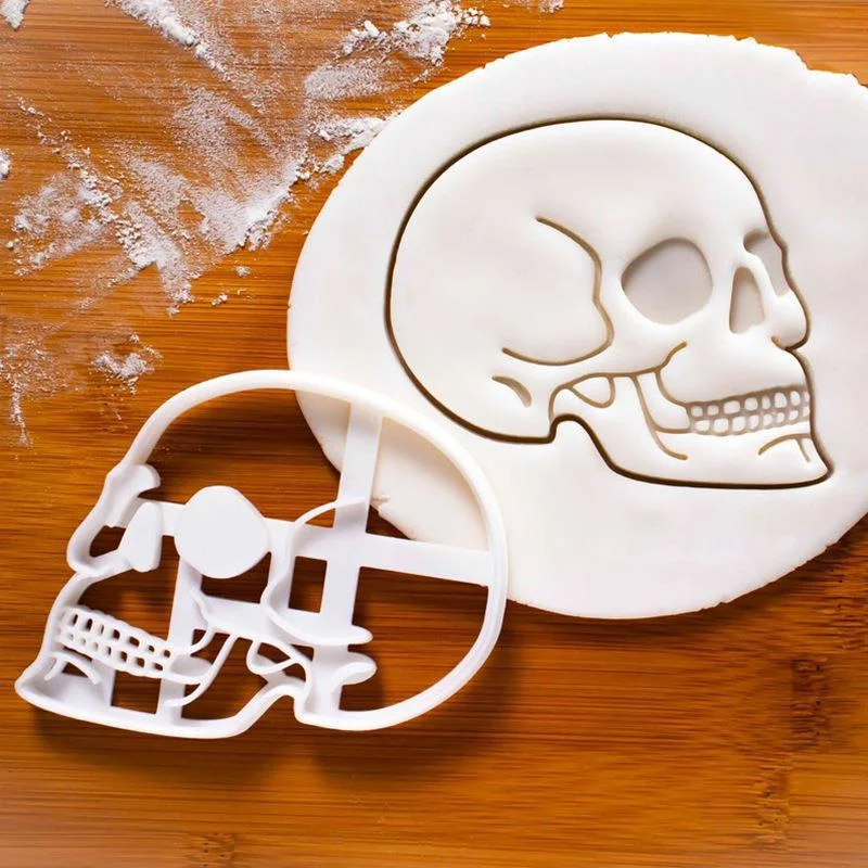 

Creative Skull Baking Cookie Molds for Halloween Baking Tools Cartoon Cookie Molds