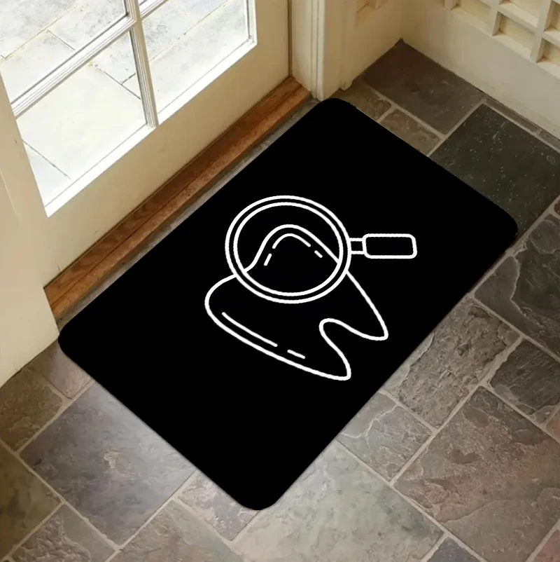 Dental Medical Theme Area Rug Teeth Anatomy Graphic Creative Science Art Design Rug for Hallway Living Room Bedroom Home Decor