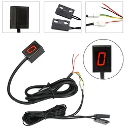 Led Universal Digital Gear Indicator Motorcycle 6 Digital Display Speedometer Indicator Motorcycle Display Shift Lever Sensor