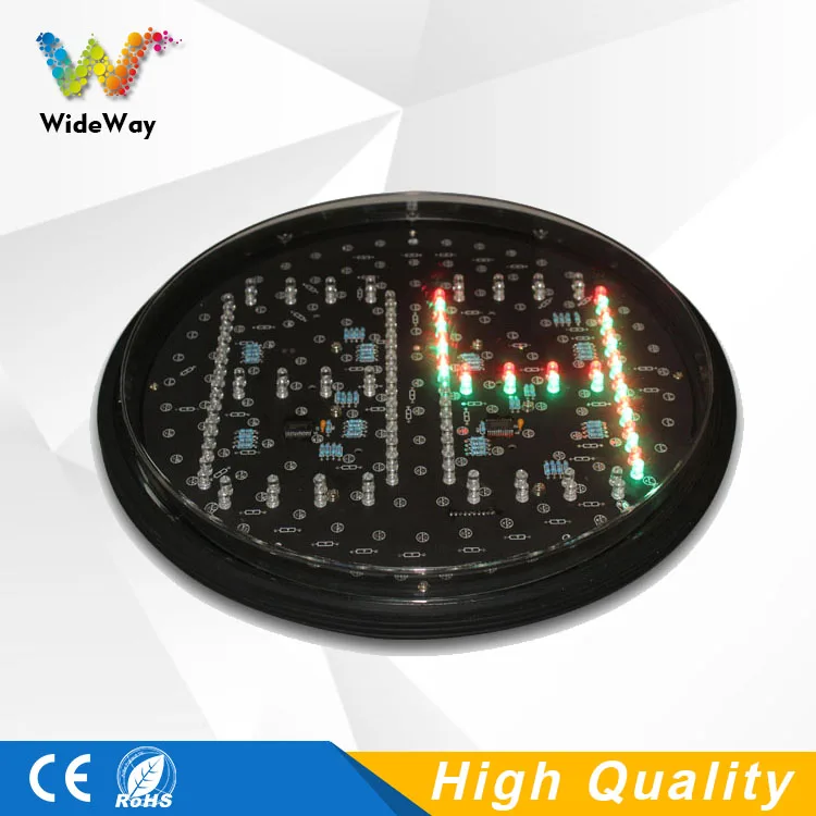 300mm red green two digital countdown timer LED traffic signal light lamp