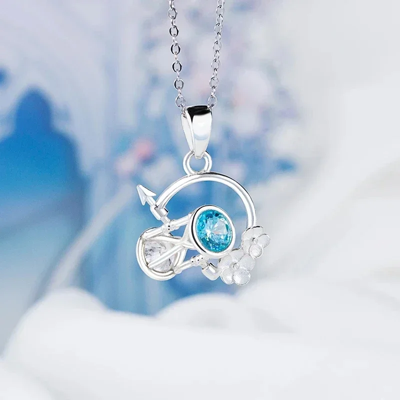 Collier Anime Link Click Lu Guang, Cheng Xiaoshi Cosplay unisexe, pendentif ras du cou, bijoux, accessoires de fête d'halloween, cadeaux