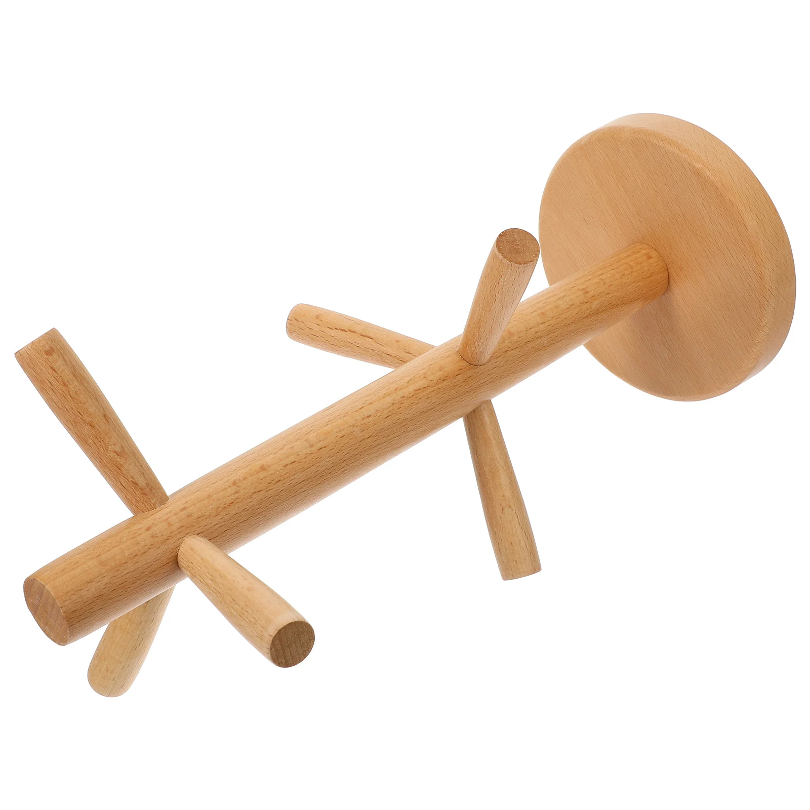 

Wooden Cup Holder St Mug Rack for Home Kitchen Counter Beech Wood Material Easy Clean Long Lasting Use Coffee Tea Storage