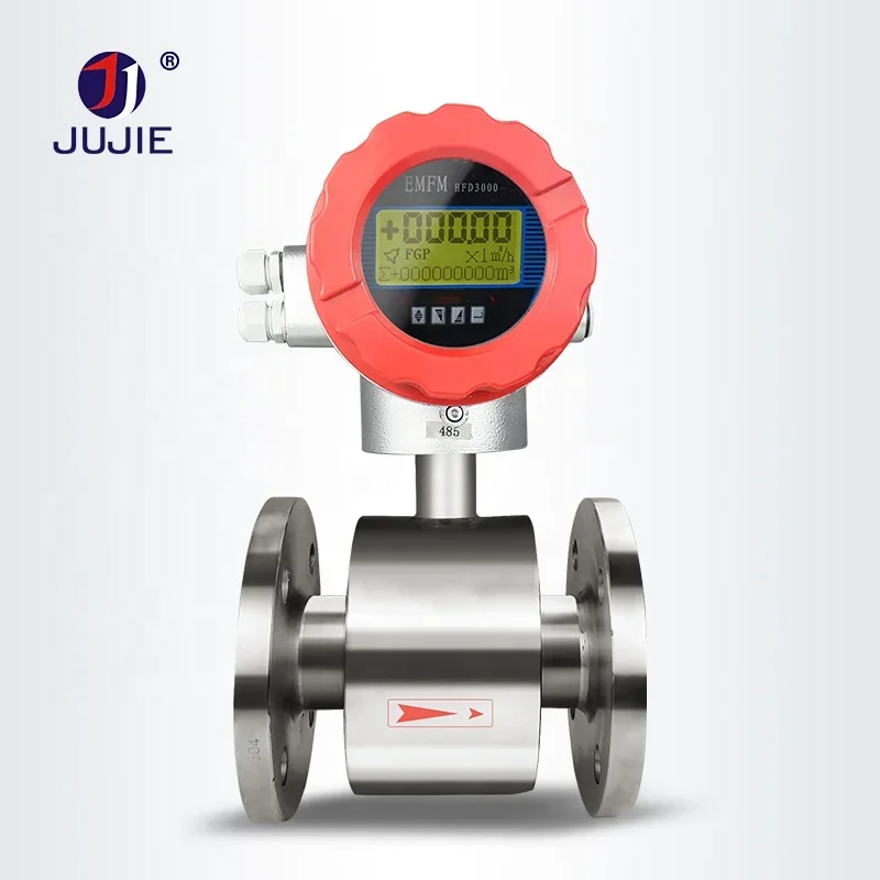 2026 Slurry Sand Flow Meter Electromagnetic Flowmeters 304 Stainless Steel Flange Clamp Thread Connection 4-20mA Mudbus