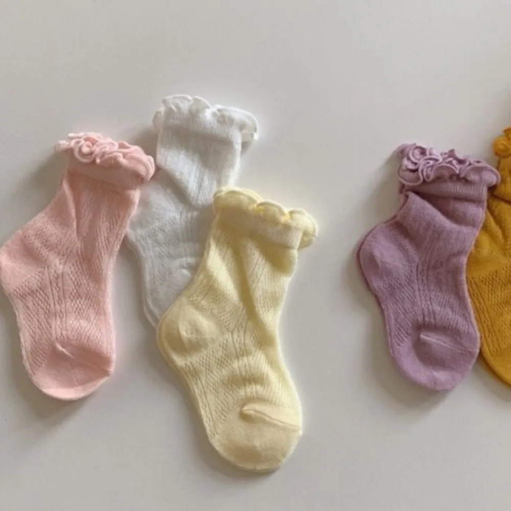 

Heap socks breathable baby sock thin summer style cotton black fungus children baby sokken candy socks