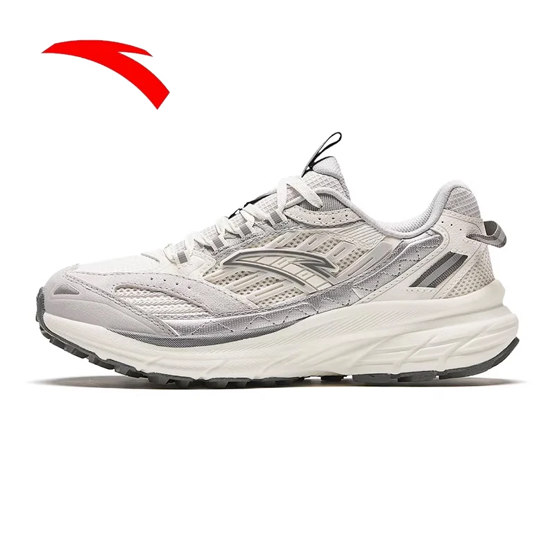 

ANTA AT957 Retro Running Mountain Leather Mesh Splicing Trendy Wearing Sports Shoes Casual Versatile Men's Shoes