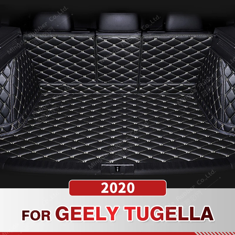 

Auto Full Coverage Trunk Mat For GEELY Tugella 2020 Car Boot Cover Pad Cargo Liner Interior Protector Accessories