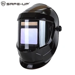 SAFE-UP Welding Helmet MIG MAG TRUE Color 4 Sensors  Side View Panoramic 180° Auto Darkening Welding Mask for Welder Machine