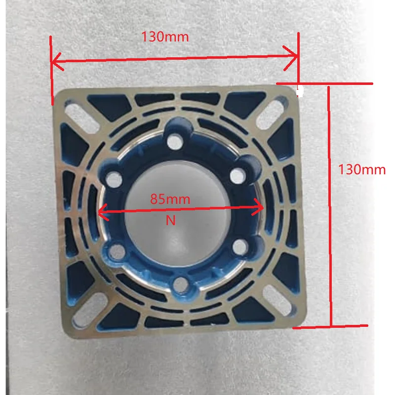 CHENYUE Input Square Flange 130x130mm Flange Stopper Size 85mm 100mm 110mm for Worm Gearbox Worm Speed Reducer NMRV75 NMRV90