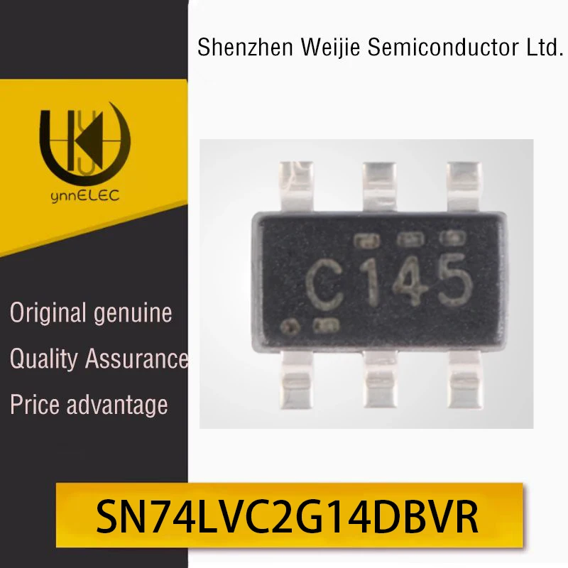 Genuine Original SN74LVC2G14DBVR SOT23-6 Schmitt Trigger Inverter Chip Silk Screen C14*