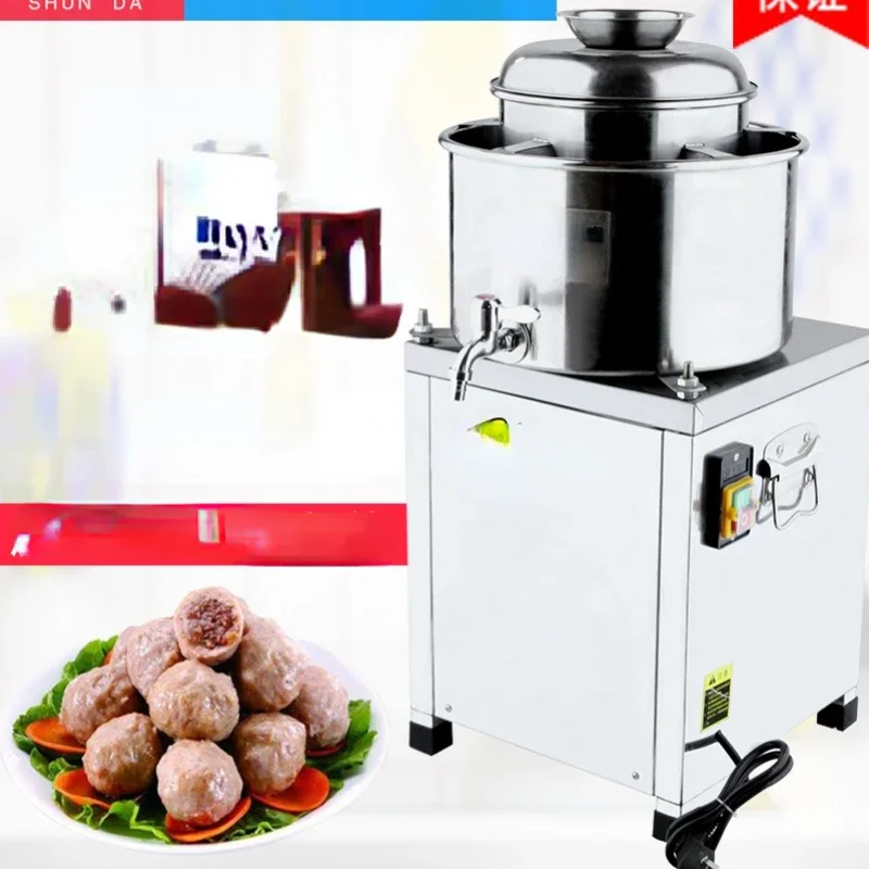 Meatball beater, masher, beater, commercial fish ball grinder, fully automatic stainless steel household