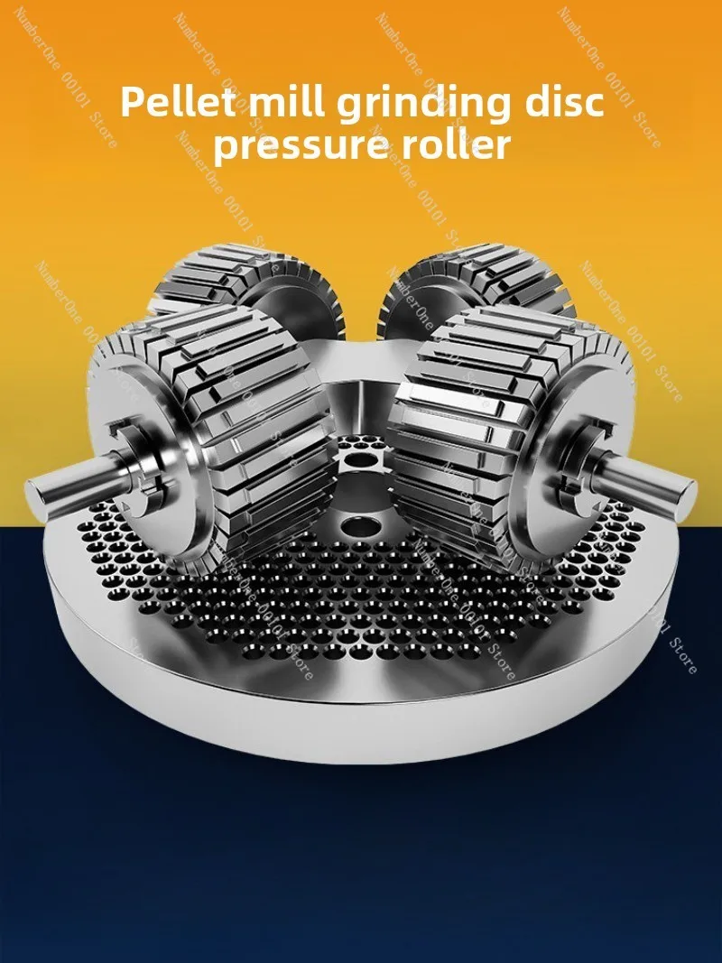 

Pressure Roller & Die Plate Parts - Replacement Shaft, Disk & Template for Pellet/Feed Making Machines