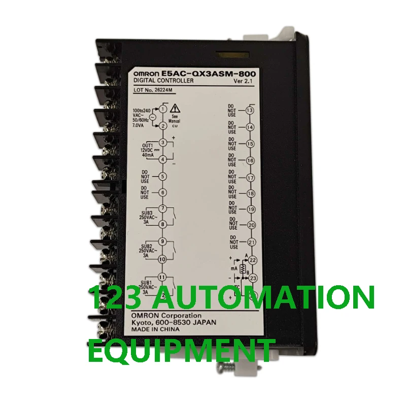Autentico nuovo Omron E5AC-CX3ASM QX3ASM RX3ASM PR2ASM-800 804 808 Regolatore di temperatura Interruttore Morsettiera a vite Tipo