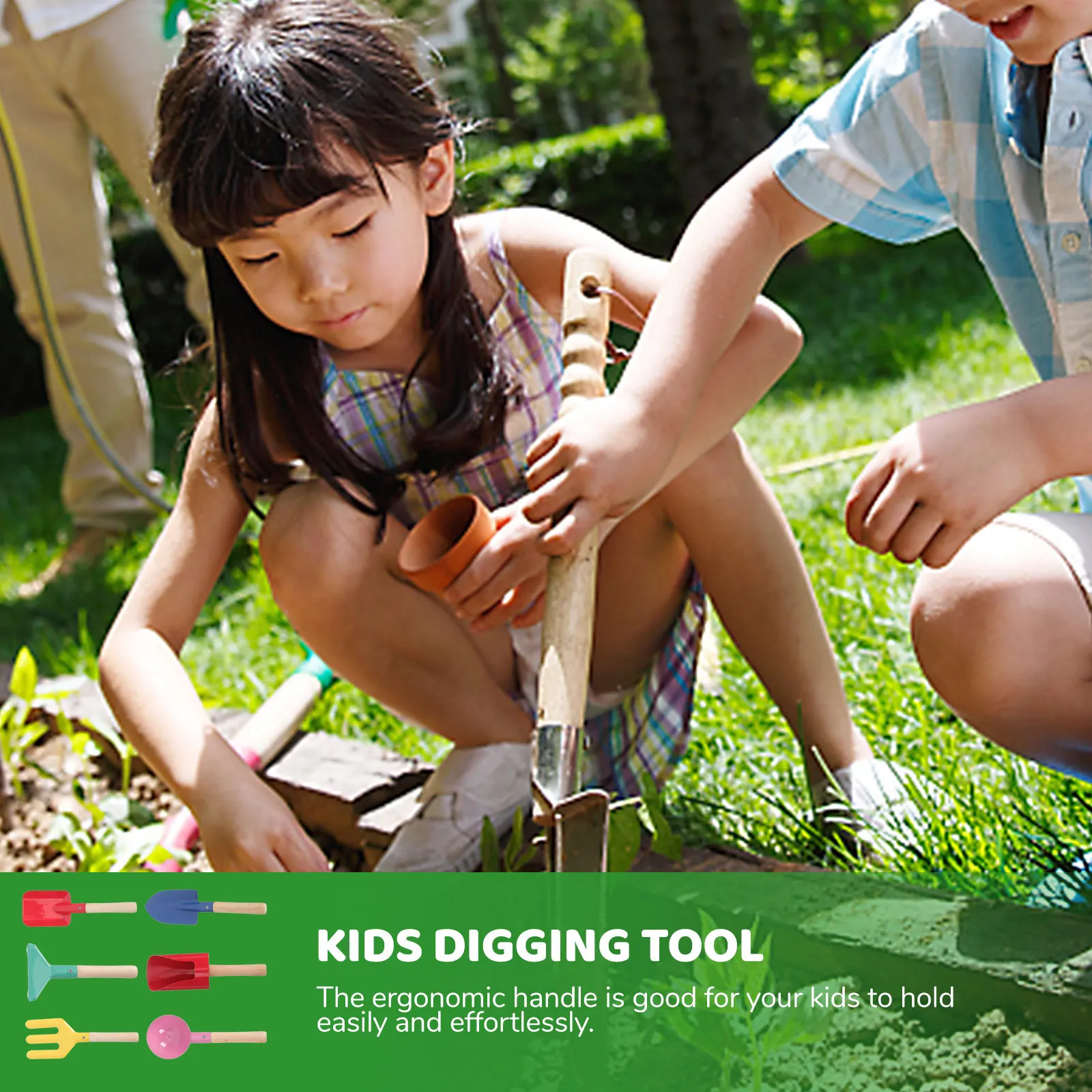 

1 set 1 Set Of Gardening Tool Set Lightweight Mini Shovel Rake For Outdoor Planting Soil Loosening Tools Garden